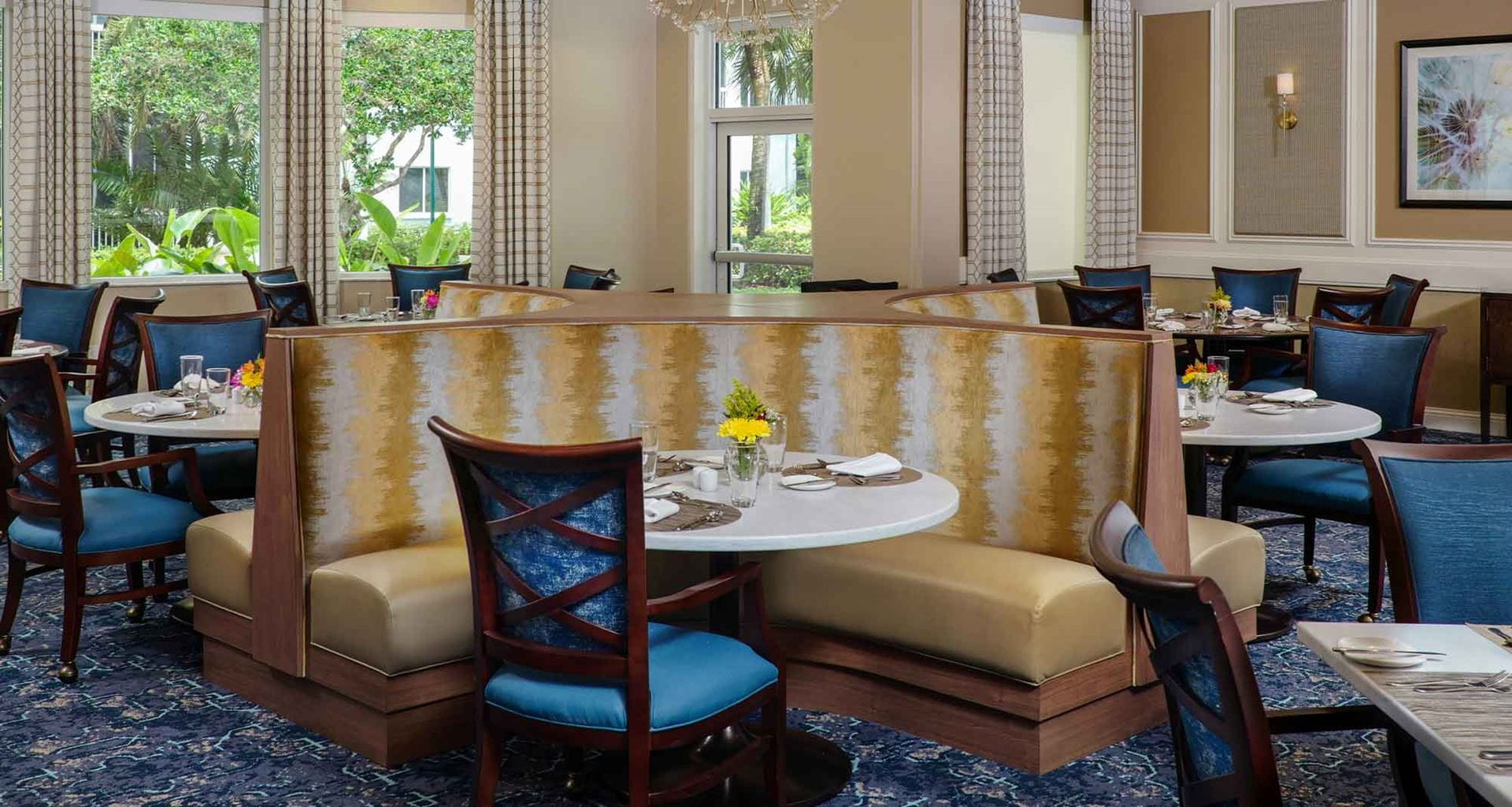 Wildflower dining room. 