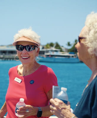 Parks and Rec Adventure Club members smile.