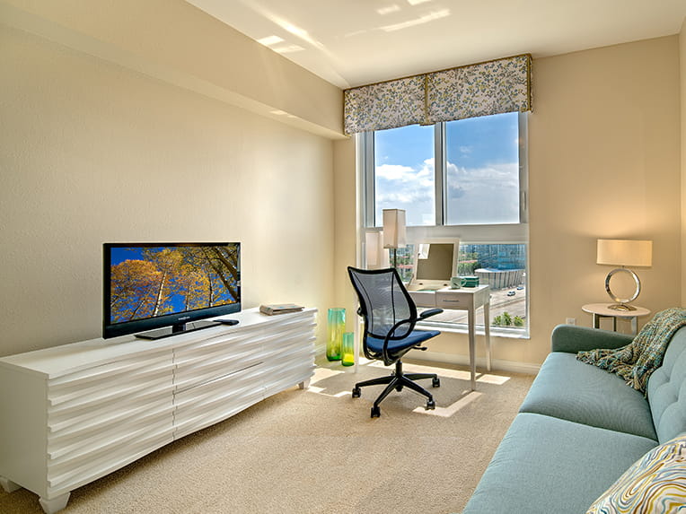 Picasso - 1143 square feet - 1 Bed, 1.5 Bath + Den