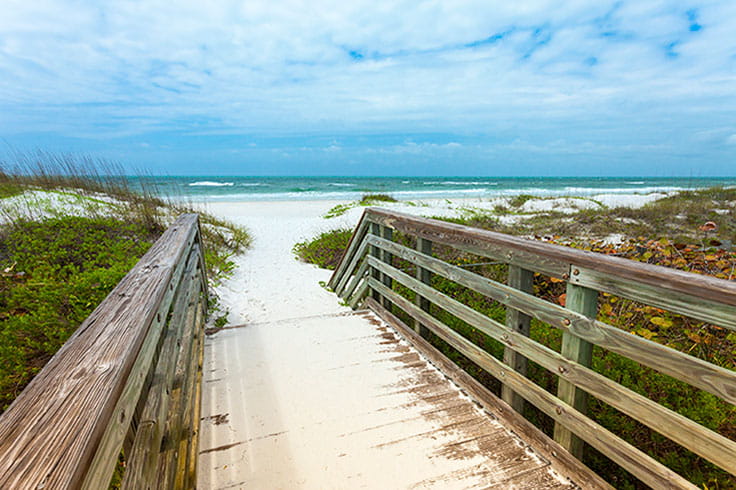 Beach boardwalk 