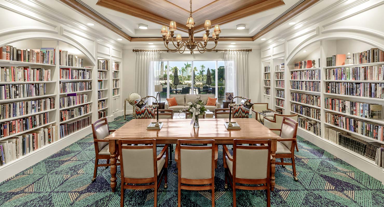 Vi at Aventura library