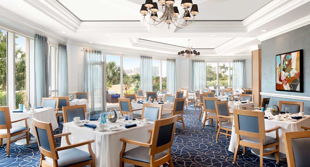 Azure Restaurant at Vi at Aventura.