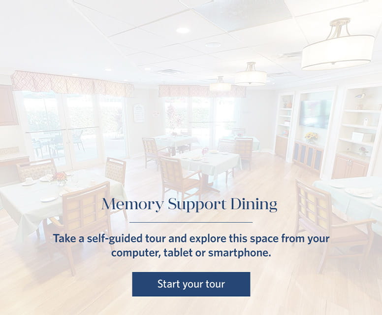 Memory Support Dining Room - Vi at Aventura Care Center. 