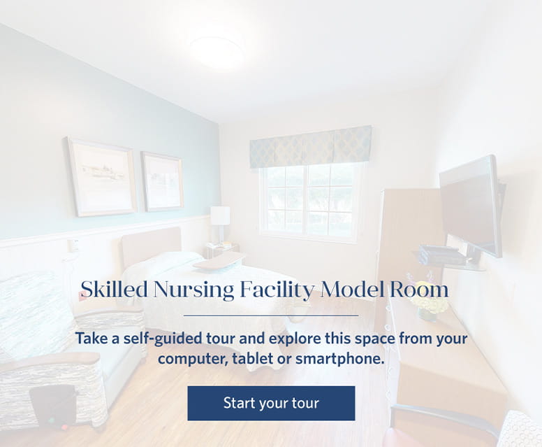 Skilled Nursing Facility Model Room - Vi at Aventura Care Center. 