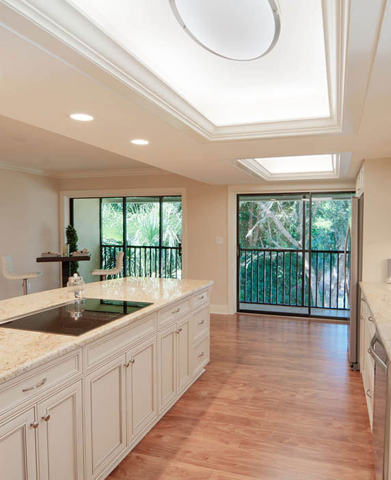 A kitchen at Vi at Bentley Village