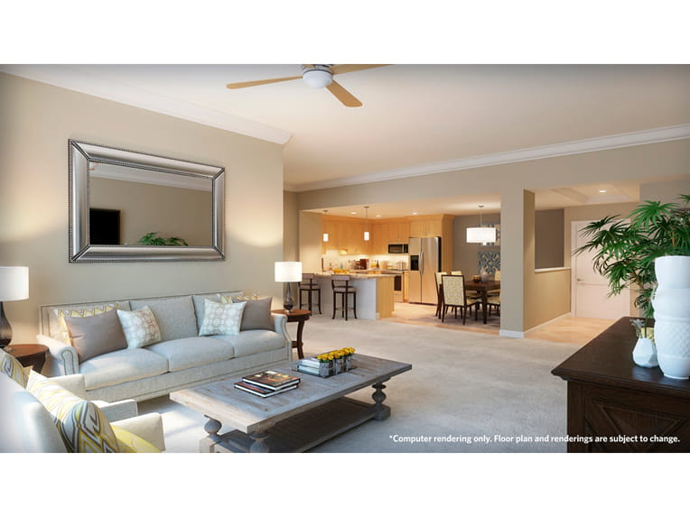 Bayberry - 1813 square feet - 2 Bed, 2 Bath + Den