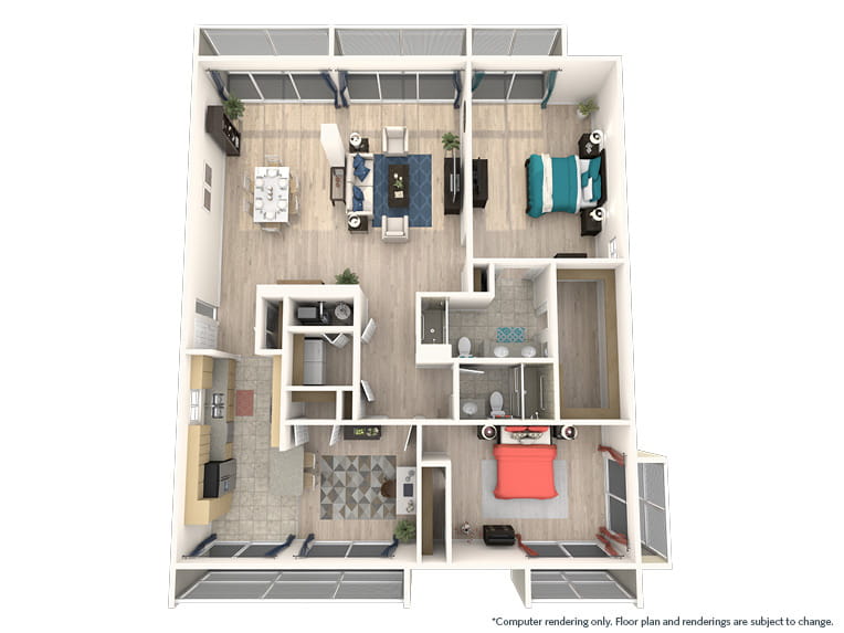 Royal Palm - 1658 square feet - 3 Bed, 2 Bath