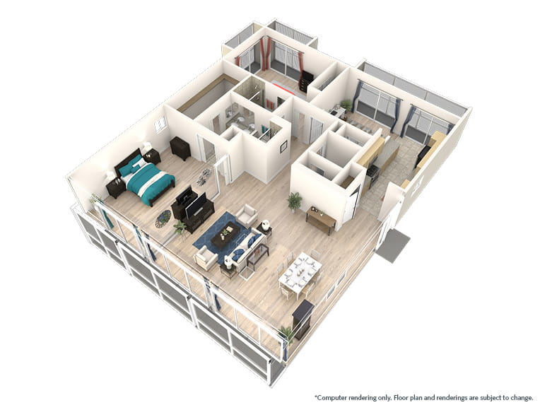 Royal Palm - 1658 square feet - 3 Bed, 2 Bath