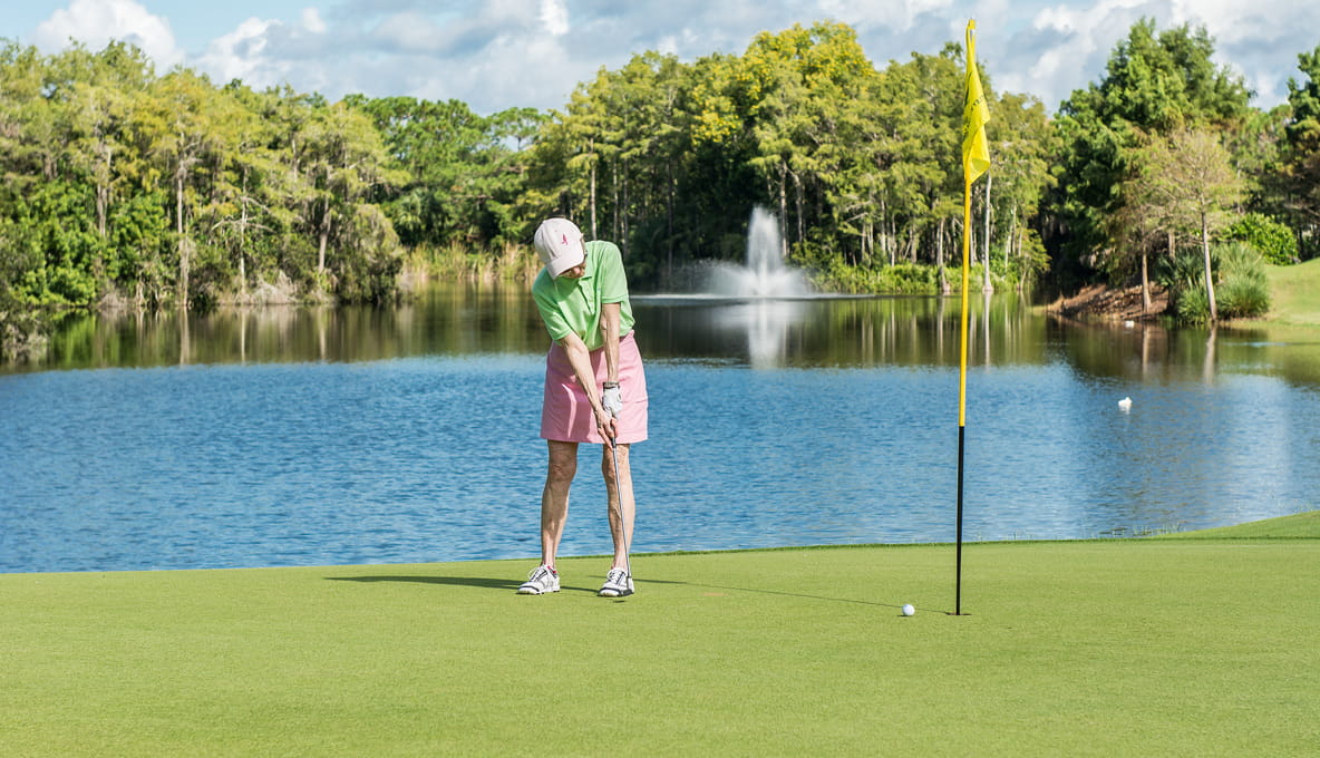 Golfers at Vi at Bentley Village