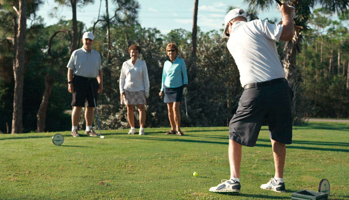 Golfers at Vi at Bentley Village