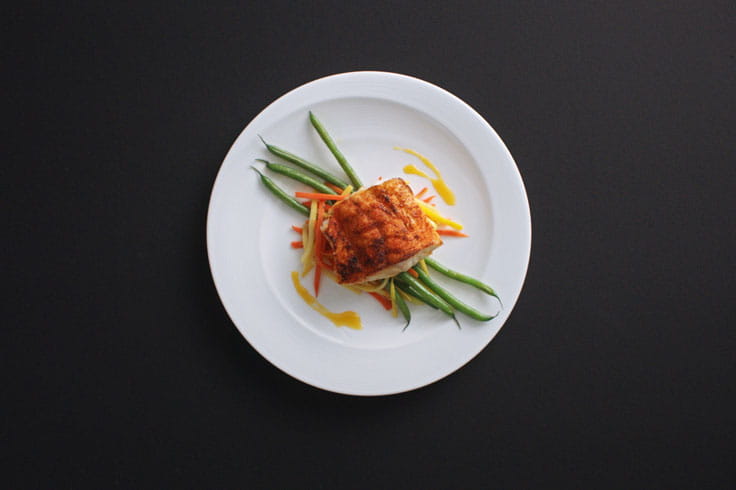 A beautifully plated meal