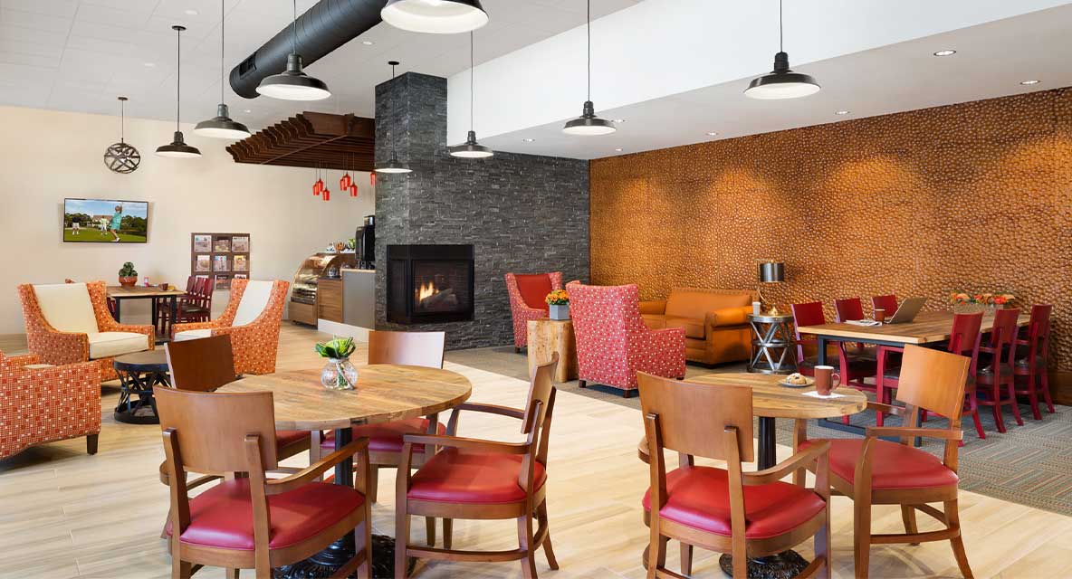 Café Biscotti at Vi at Bentley Village. 