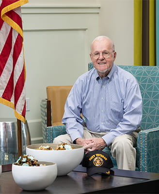 Bentley Veterans Association Bob Griffith.