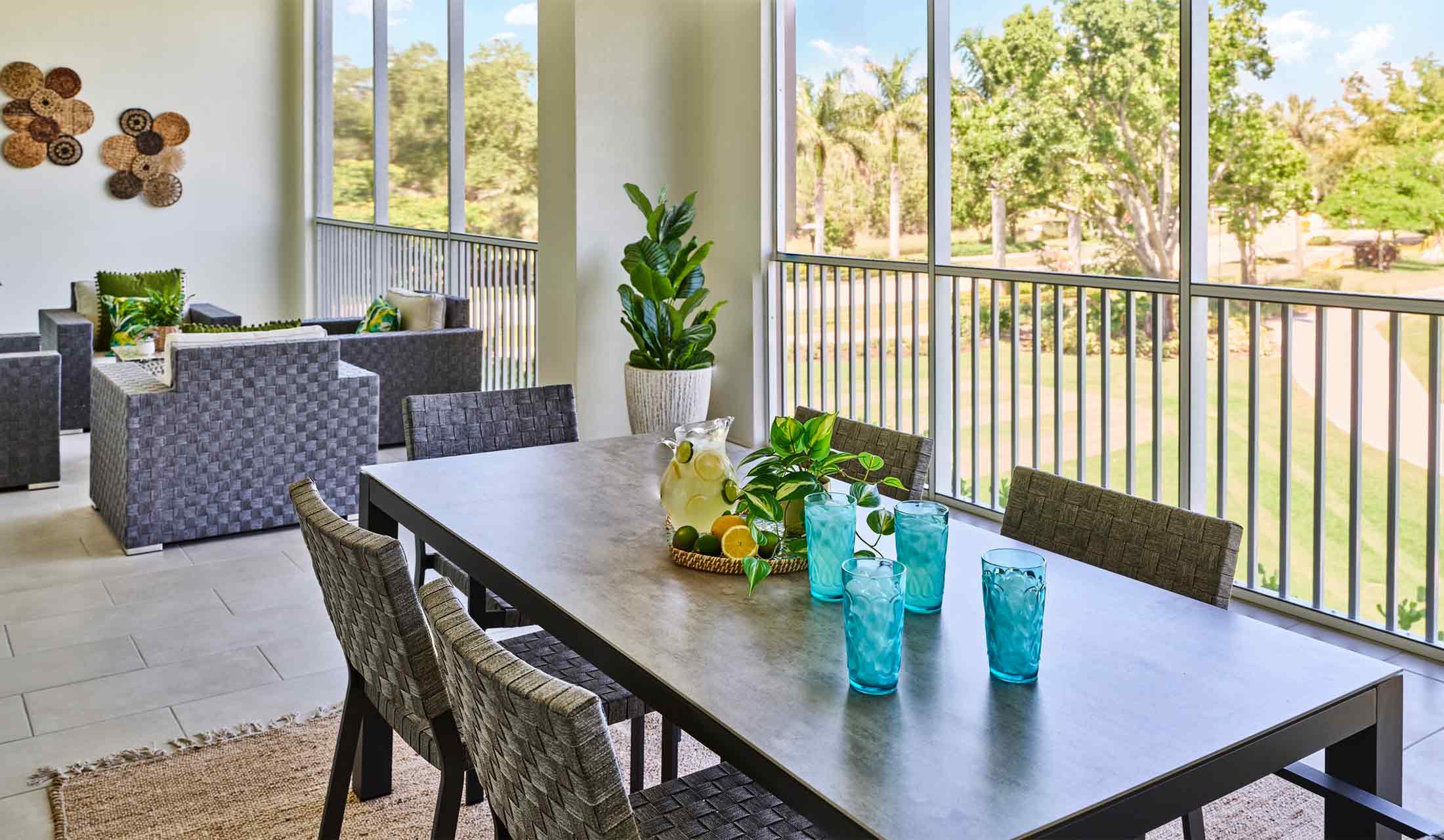 Mangrove floor plan patio.