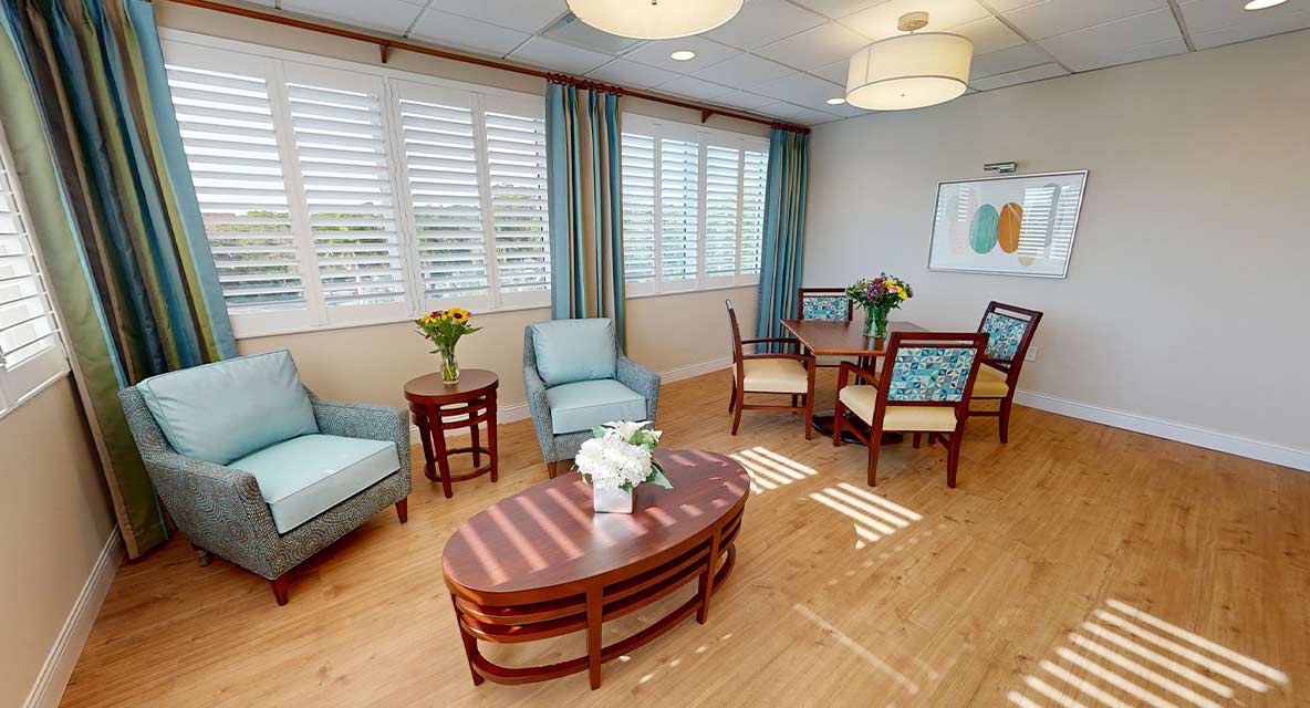 Bentley Care Center Family Room. 