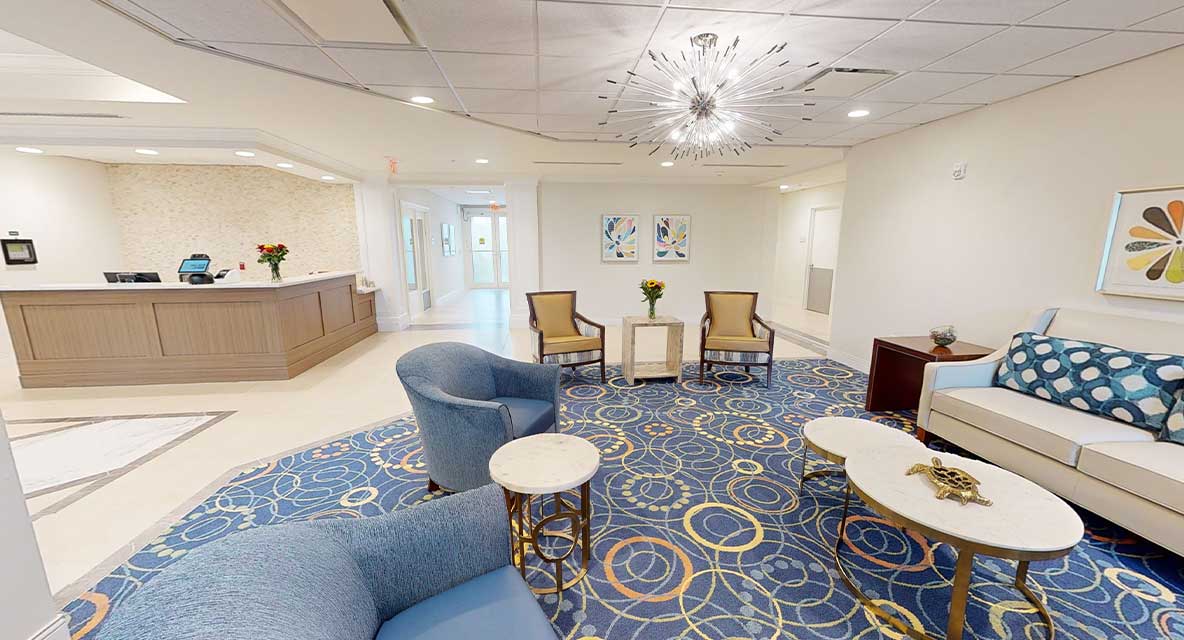 Bentley Care Center Lobby. 