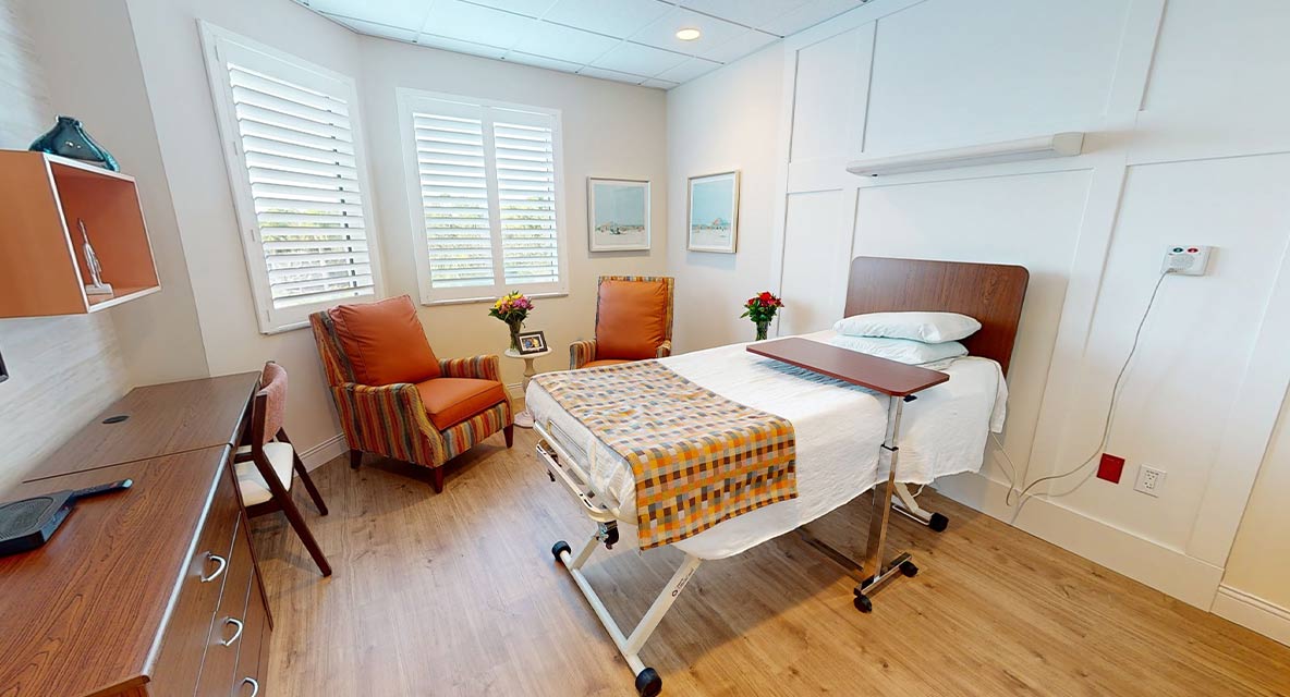 Bentley Care Center Model Room. 