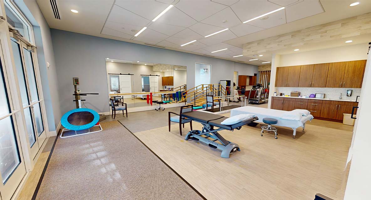 Bentley Care Center Therapy Room. 