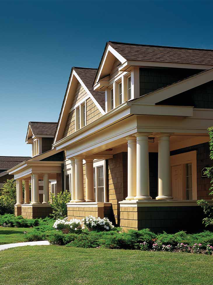 Vi at The Glen villa exterior. 