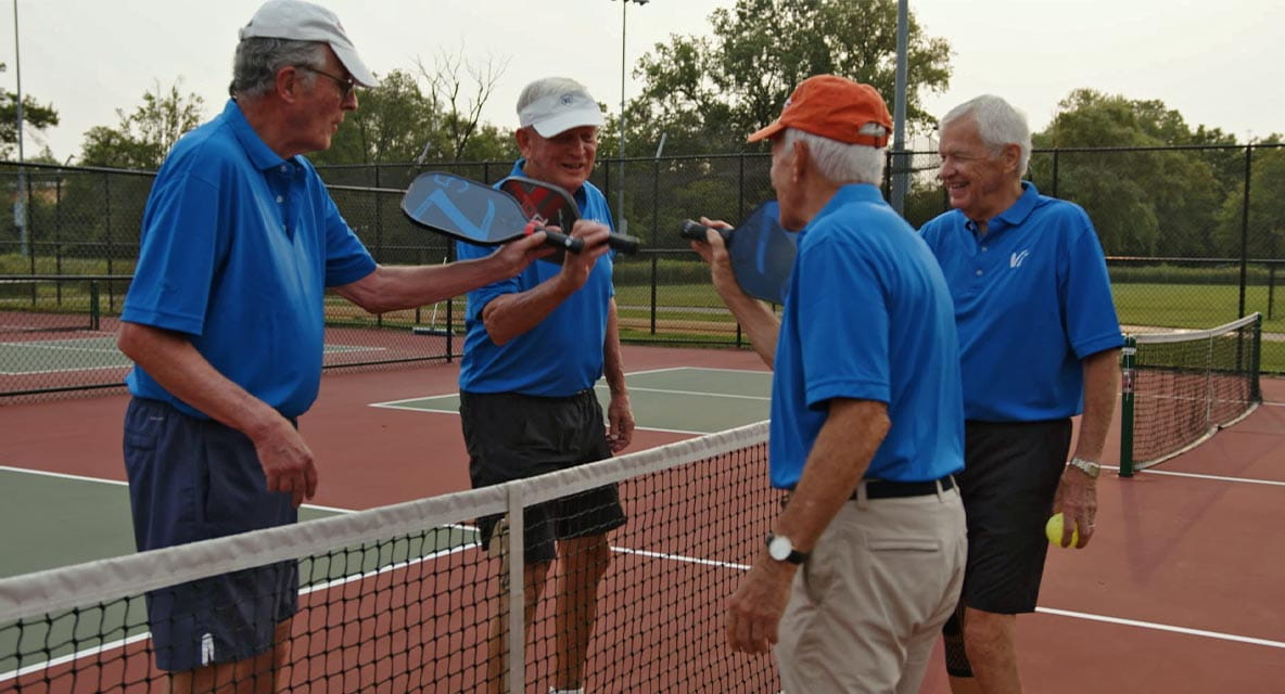 Pickleball at Vi at The Glen. 