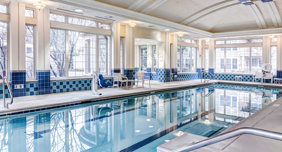 Vi at The Glen indoor pool.