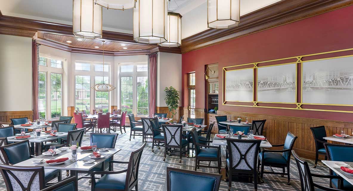 Vi at The Glen Bridges dining room.