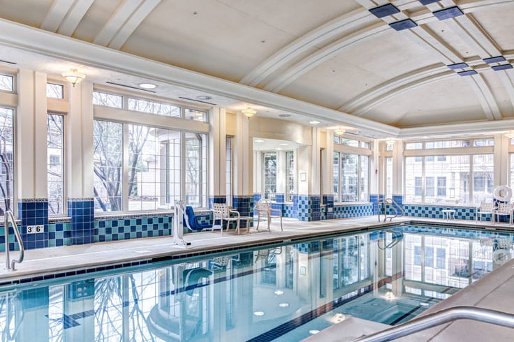 The pool at Vi at The Glen