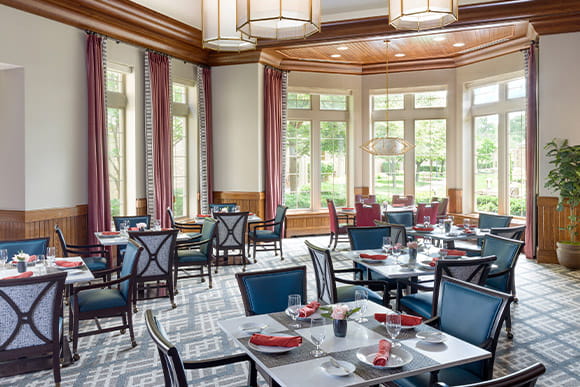 Bridges dining at Vi at The Glen.