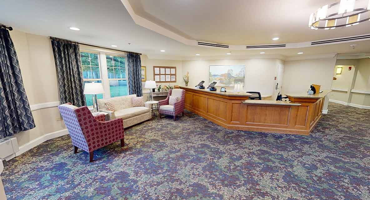 Vi at The Glen - Care Center Foyer. 