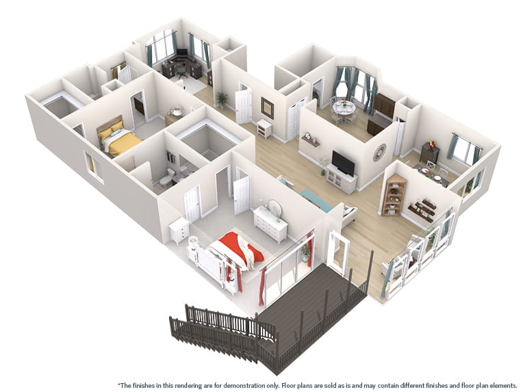 Assateague Island (Cottage) - 2068 square feet - 2 Bed, 2 Bath + Den