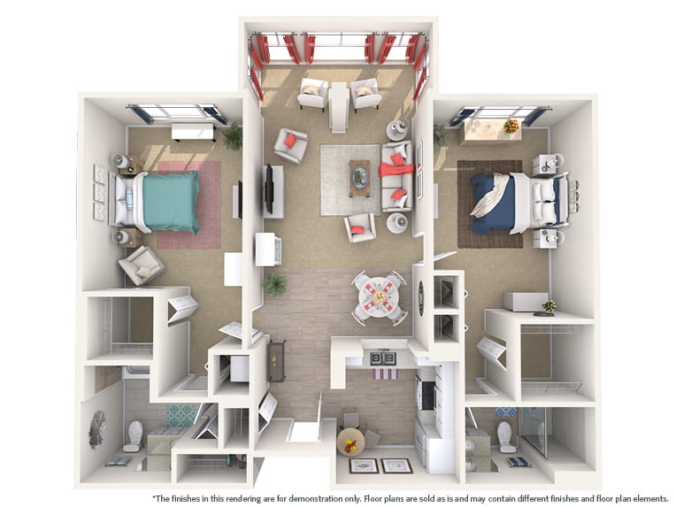 Cape Hatteras (Villa) - 1253 square feet - 2 Bed, 2 Bath