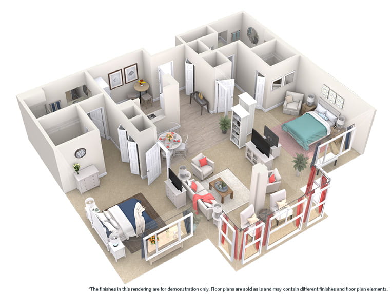 Cape Hatteras (Villa) - 1253 square feet - 2 Bed, 2 Bath