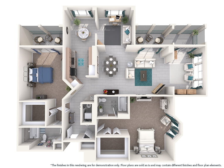 Cape San Blas (Villa) - 1673 square feet - 2 Bed, 2 Bath + Den