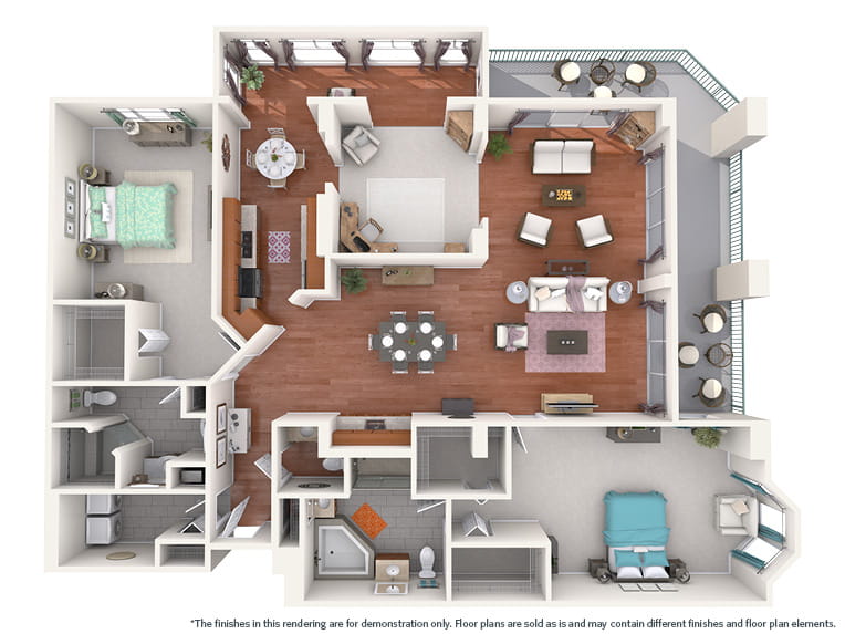 Cape St. George (Villa) - 2119 square feet - 2 Bed, 2.5 Bath + Den