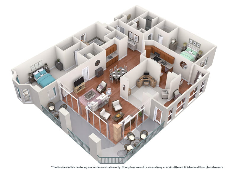 Cape St. George (Villa) - 2119 square feet - 2 Bed, 2.5 Bath + Den