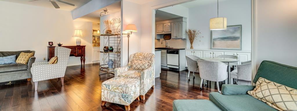 The living area in the Cape San Blas