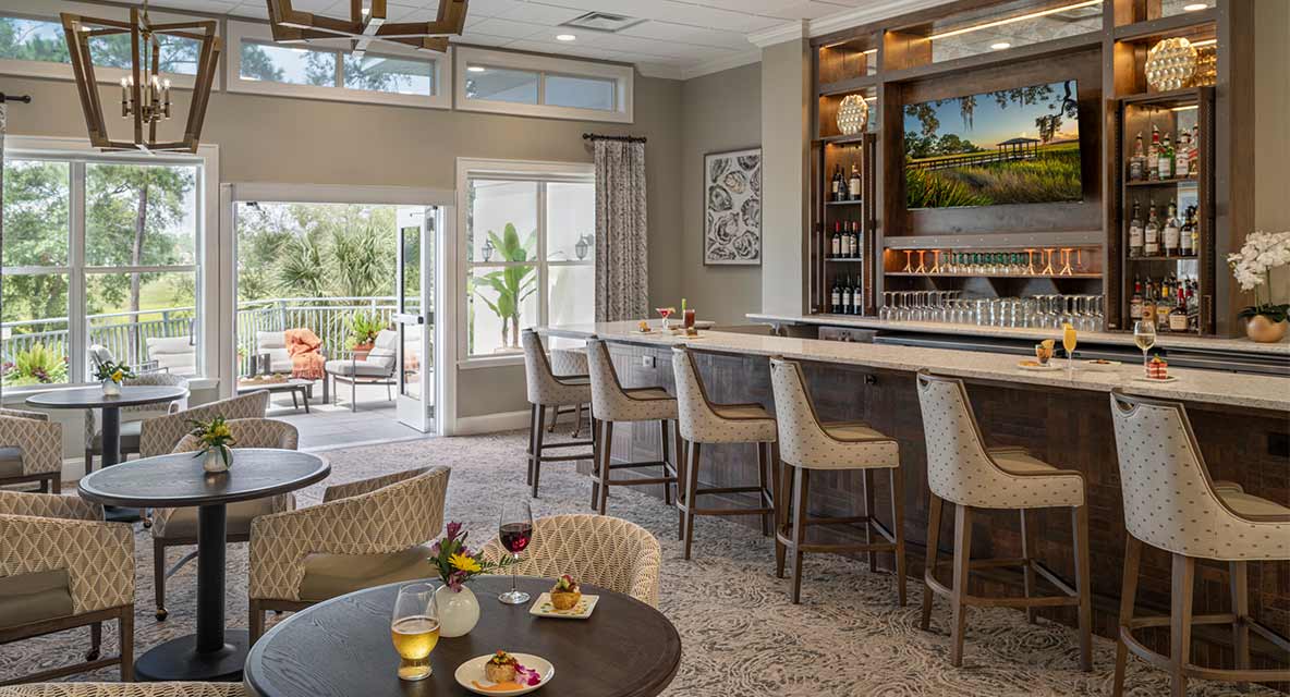 TidePointe, a Vi Community - Sunset Lounge. 