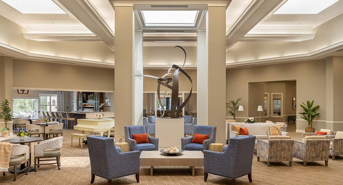 TidePointe, a Vi Community - Lobby. 