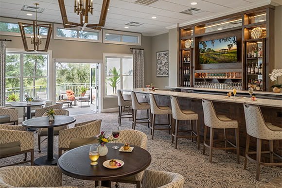 TidePointe, a Vi Community - Sunset Lounge. 