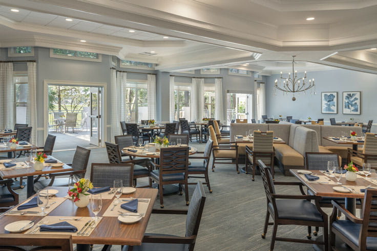 A newly redesigned restaurant at TidePointe