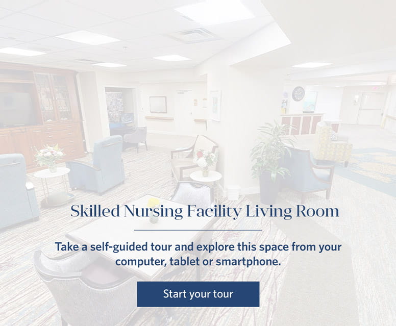 Skilled Nursing Facility Living Room - Broad Creek Care Center