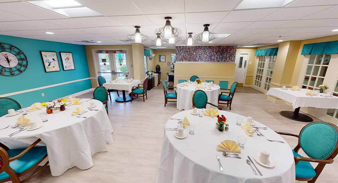 Skilled Nursing Facility Dining Room - Broad Creek Care Center