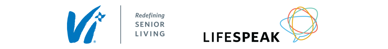 Vi Living and Lifespeak logos