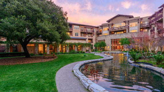 The exterior of Vi at Palo Alto.